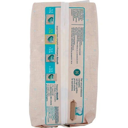 Pampers Naturello - 22 pañales con forro de algodón, talla 3 (4–9 kg)