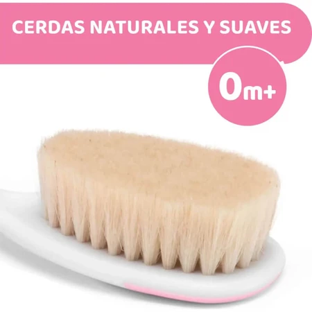 Chicco: Rosa Bürste und Kamm