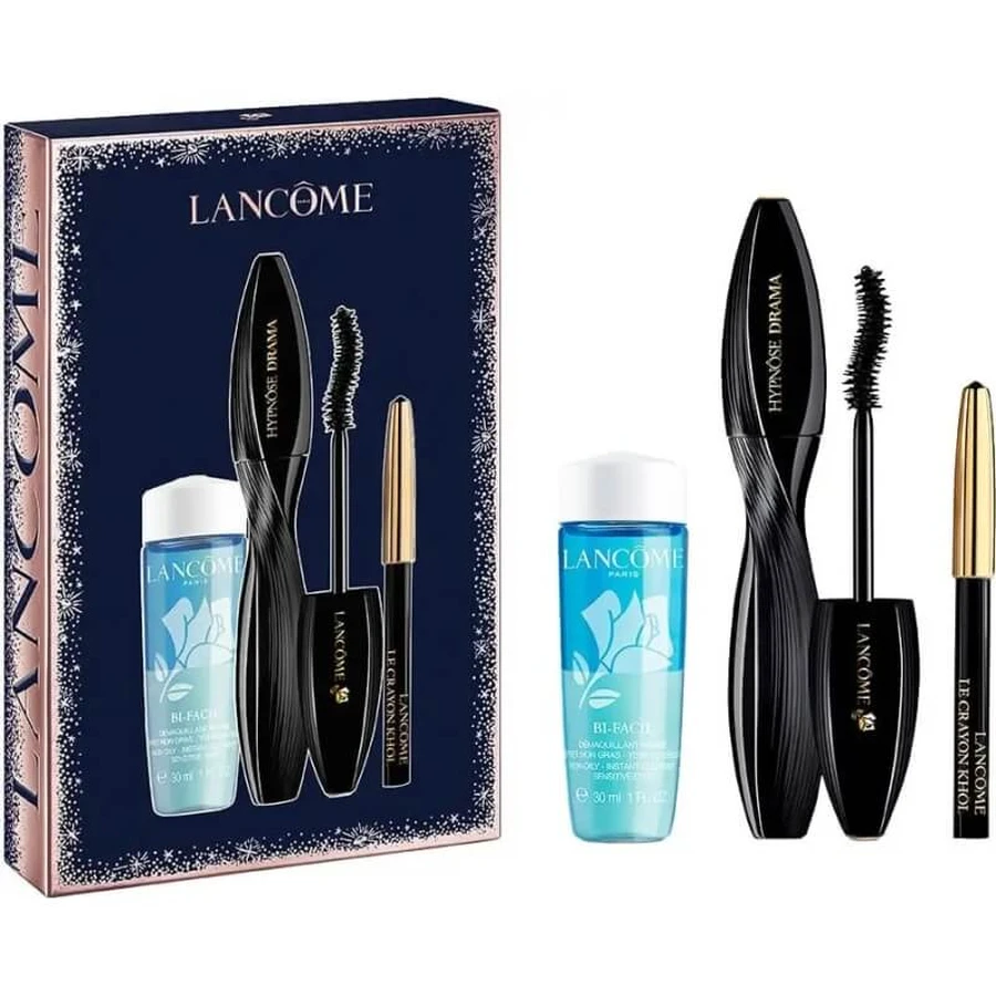 Lancôme Hypnose Drama Mascara Gift Set + Bi-Facil Eye Makeup Remover + Mini Khol Eye Pencil