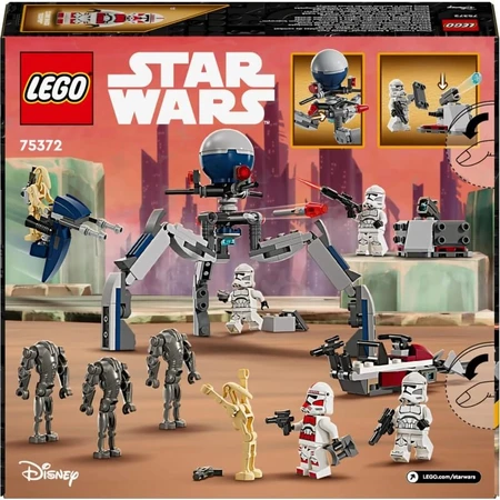Lego Star Wars 75372 „Clone Trooper und Battle Droid Battle Pack“ – Bausatz