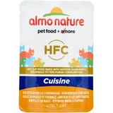Almo Nature HFC Jelly with Chicken Fillet and Cheese - Wet Food for Adult Cats, 55 g