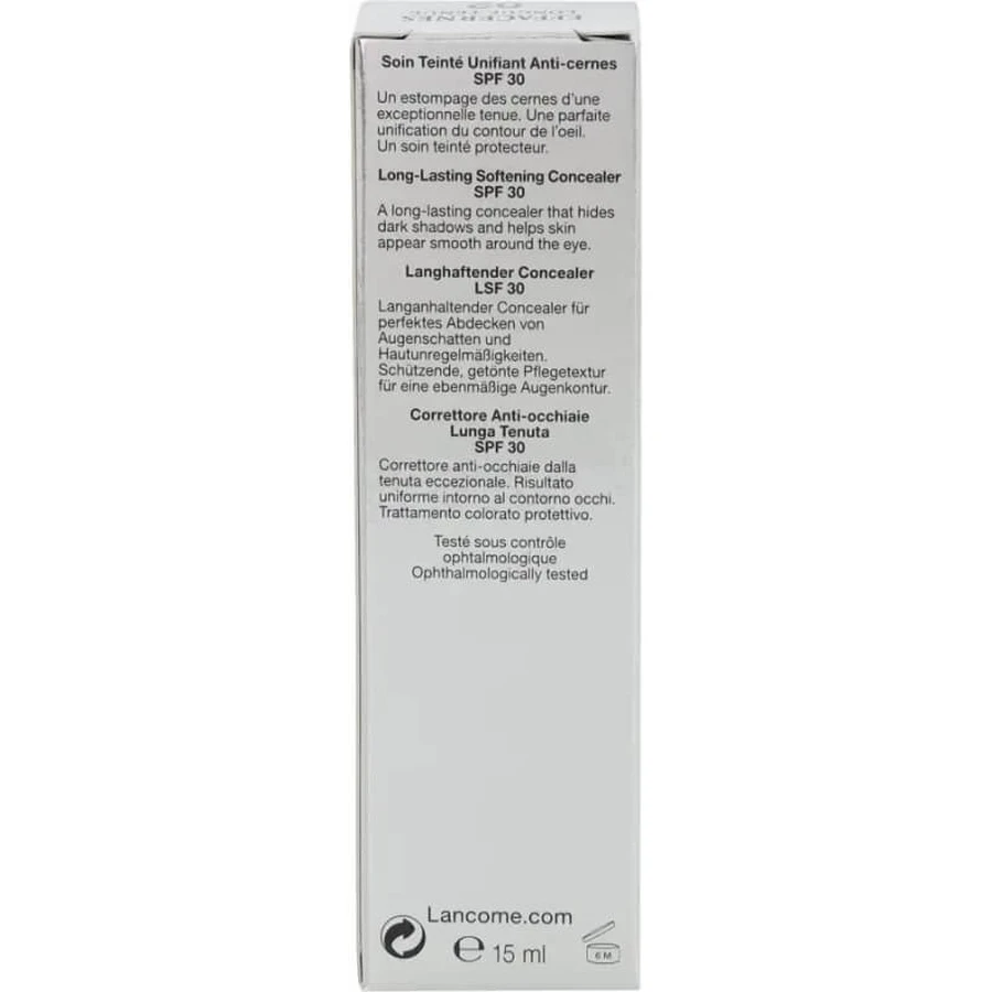 Lancôme Effacernes Longue Tenue SPF 30 - Long-Wearing Moisturizing Concealer 02 Beige Sable