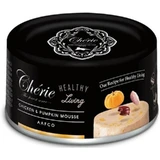 Cherie Kip- en pompoenmousse – Compleet kattenvoer, 80 g