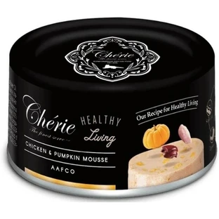 Cherie Hähnchen-Kürbis-Mousse – Alleinfuttermittel für Katzen, 80 g
