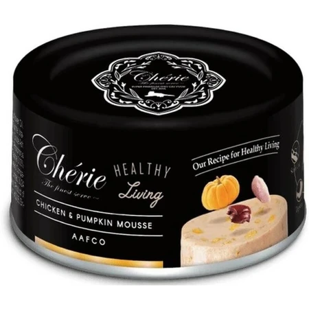 Cherie Hähnchen-Kürbis-Mousse – Alleinfuttermittel für Katzen, 80 g
