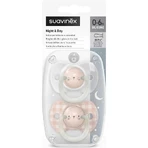 Suavinex Night &amp; Day - Siliconenfopspeen 0-6 maanden - Roze