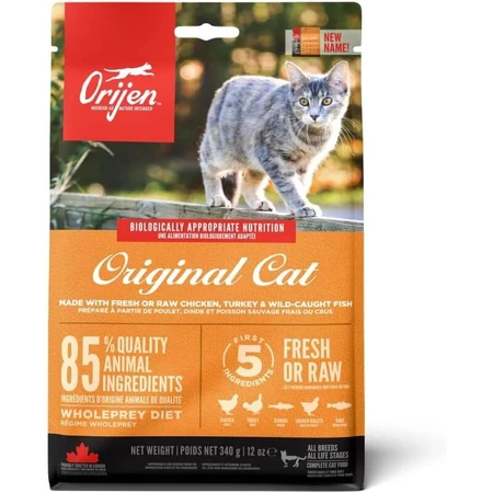 Orijen Cat Original — Aliment complet pour chats de toutes tailles et à tous les stades de leur vie, 340 g