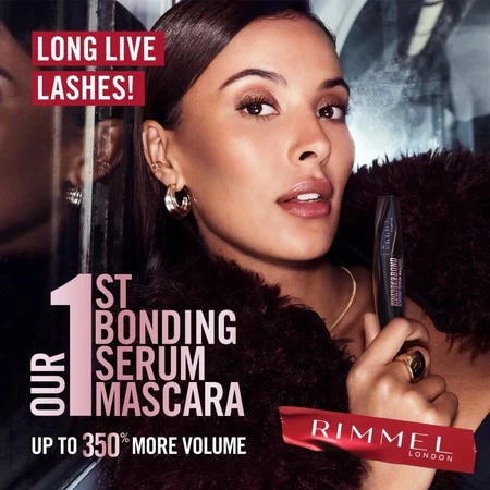 Rimmel Wonder'Bond - Mascara met herstellend serum nr. 001 Zwart