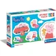 Clementoni Supercolor «Mi primer rompecabezas de Peppa Pig»: 4 rompecabezas con formas, a partir de 2 años