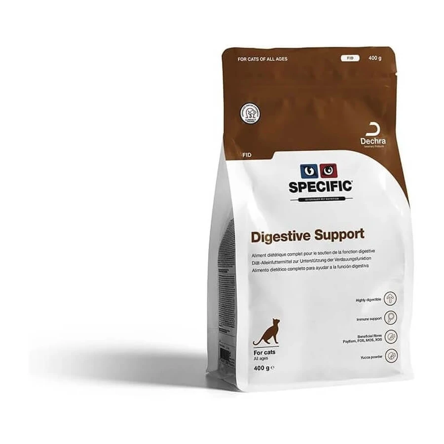 Dechra Specific Fid Digestive Support - Compleet dieetvoeding voor katten ter ondersteuning van de spijsvertering en de urinewegen, 400 g
