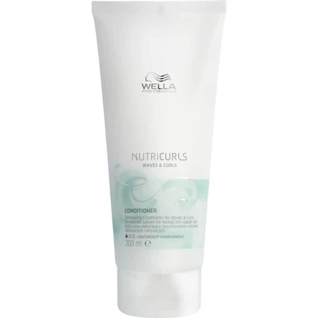 Wella Nutricurls - Acondicionador para cabello ondulado y rizado, 200 ml