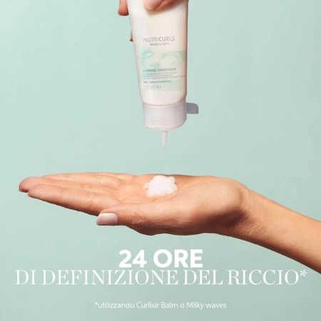 Wella Nutricurls - Acondicionador para cabello ondulado y rizado, 200 ml