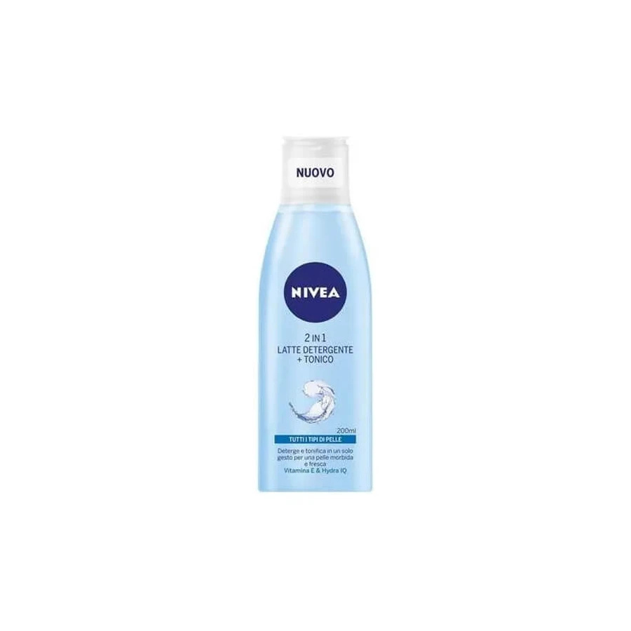Nivea-gezichtsverzorgingslijn - Reinigingsmelk + Toner 200 ml