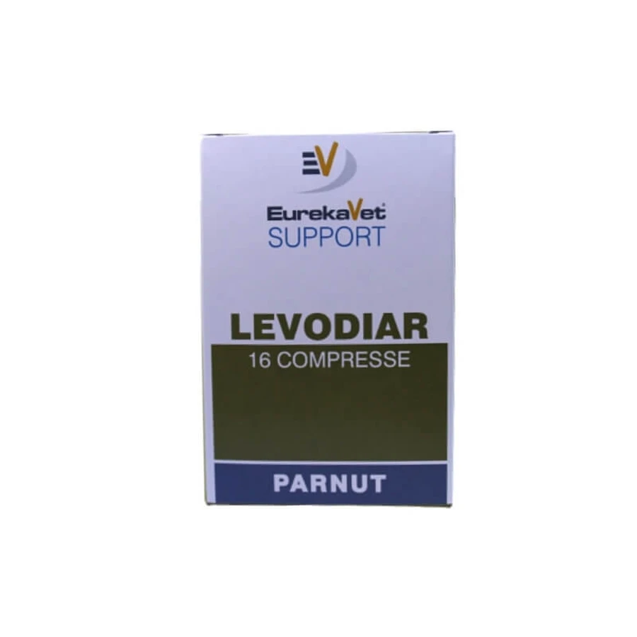 Eurekavet Support Levodiar - Complementary feed for dogs and cats with intestinal problems, 16 tablets