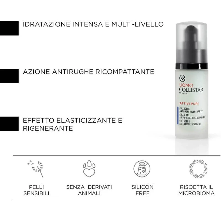Collistar Pure Actives for Men - Collagen Serum 30 ml