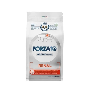 Forza10 Active Vet Diet Renal Fish - Aliment complet pour chats adultes, 400 g