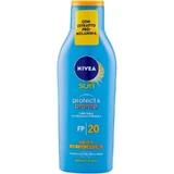 Loción solar para el cuerpo Nivea SPF 20 «Protect Bronze» - Protección media, 200 ml