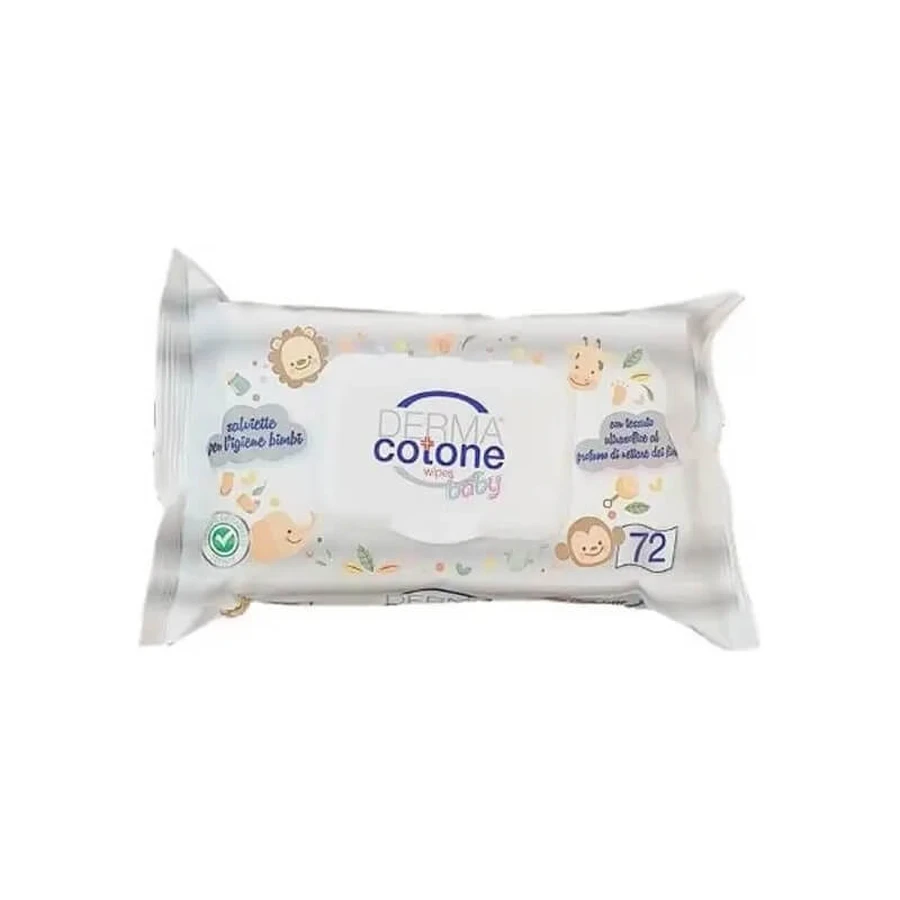 Dermacotone Baby – 72 Babyfeuchttücher mit Blütennektar