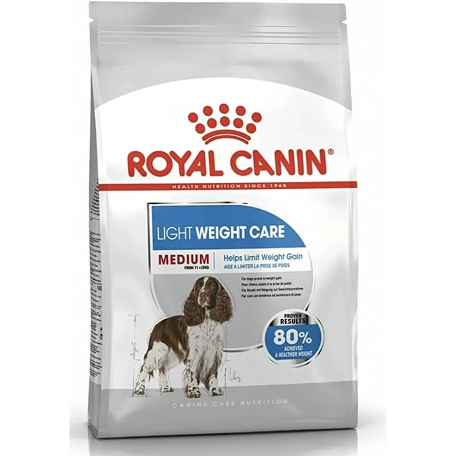 Royal Canin Light Weight Care - Compleet voer voor volwassen honden van middelgroot formaat ter ondersteuning van het gewichtsbeheer, 12 kg