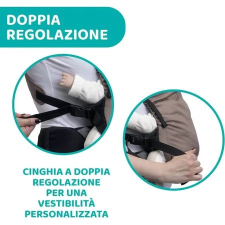 Chicco Skin Fit - Ergonomische draagzak - Warm beige