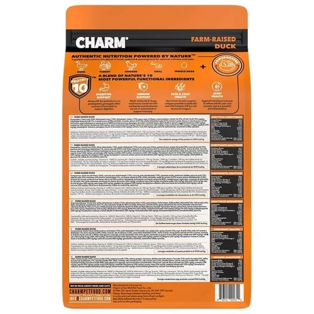 Charm Farm-raised Duck – Trockenfutter für Hunde, Welpen sowie trächtige und säugende Hündinnen, 340 g