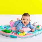 Bright Starts Palestrina 4-in-1 speelgoed met verschillende activiteiten en muziek, 5 speeltjes, een steunkussen en balletjes