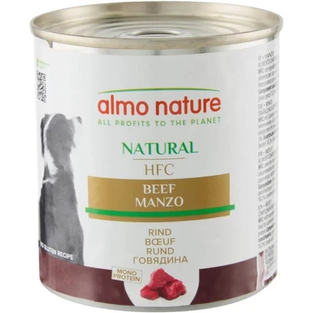 Almo Nature HFC Natural Beef – Nassfutter für erwachsene Hunde, 290 g