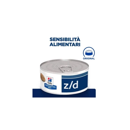 Hill's Prescription Diet z/d Food Sensitivities - Compleet natvoer voor katten met voedselgevoeligheid, 156 g