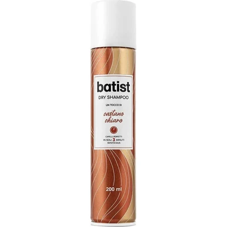 Batist Hellbraun – Trockenshampoo für coloriertes Haar, 200 ml