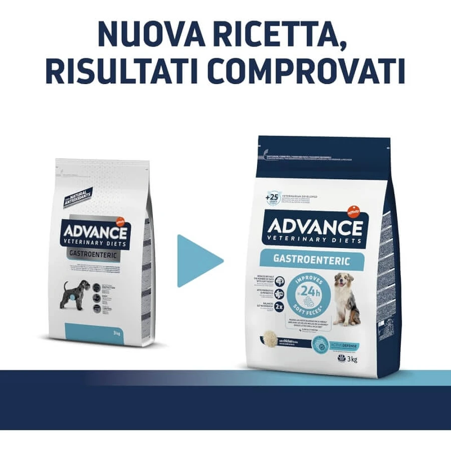 Advance Veterinary Diets Gastroenteric - Aliment complet pour chiots et chiens adultes souffrant de troubles gastro-intestinaux, 3 kg