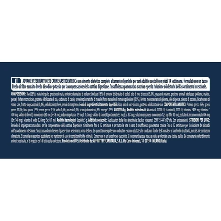 Advance Veterinary Diets Gastroenteric - Aliment complet pour chiots et chiens adultes souffrant de troubles gastro-intestinaux, 3 kg