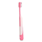 Suavinex Oralcare Junior - Cepillo de dientes manual para mayores de 6 años con funda protectora rosa