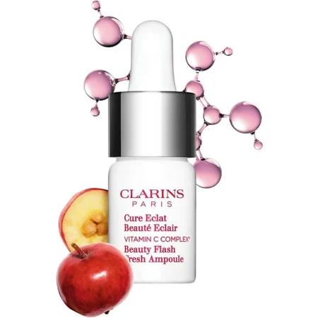 Clarins Cure Eclat Beauté Éclair - Tratamiento facial iluminador, 8 ml