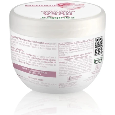 Equilibra Hyaluronic Rose - Nourishing Body Butter 300 ml