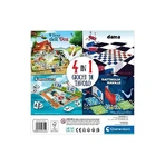 Clementoni 4-in-1 Board Games
