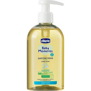 Chicco Baby Moments - Jabón líquido de manos, 250 ml