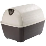 Ferplast Kenny 07 - Eco-friendly thermoplastic igloo-style dog house, 75 x 97 x 75 cm