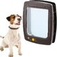 Ferplast Swing 11 Braun – Schwingtür für große Katzen und mittelgroße Hunde mit 4-Wege-Verriegelungsmechanismus, 31 x 9,6 x H 38,4 cm