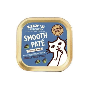 Lily's Kitchen Lily's Kitchen Smooth Turkey and Duck Pâté - Complete Food for Adult Cats, 85 g