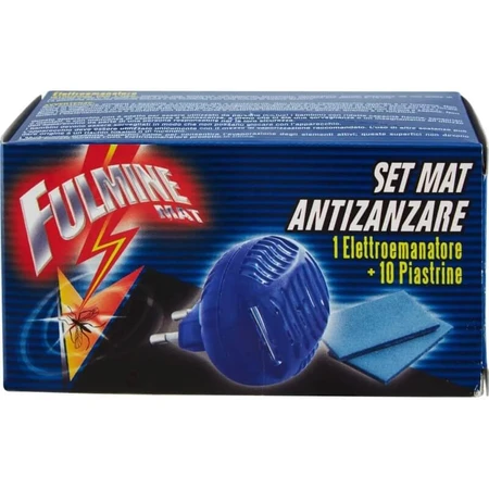 Kit anti-moustiques Fulmine Set - Diffuseur électrique + 10 pastilles
