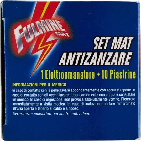 Kit anti-moustiques Fulmine Set - Diffuseur électrique + 10 pastilles