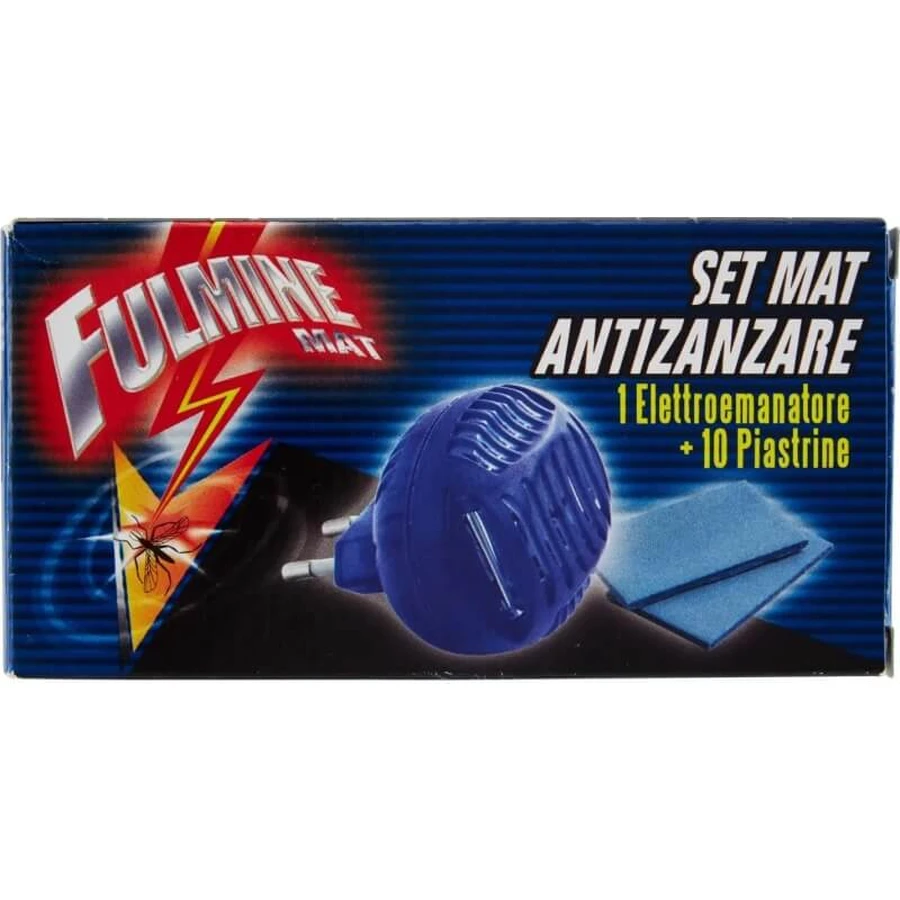 Kit anti-moustiques Fulmine Set - Diffuseur électrique + 10 pastilles