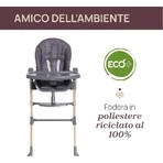 Chicco Polly Essential - High Chair - Coal