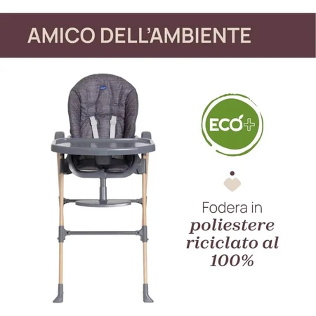 Chicco Polly Essential - High Chair - Coal