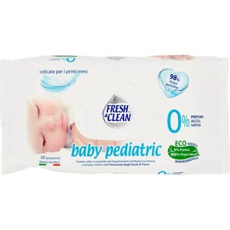 Fresh &amp; Clean Pediatric - 72 babydoekjes