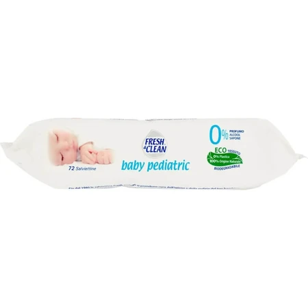 Fresh &amp; Clean Pediatric - 72 babydoekjes