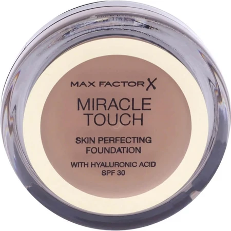 Max Factor Miracle Touch Liquid Illusion - Base de maquillaje de textura sólida a líquida - N.º 85 Caramel