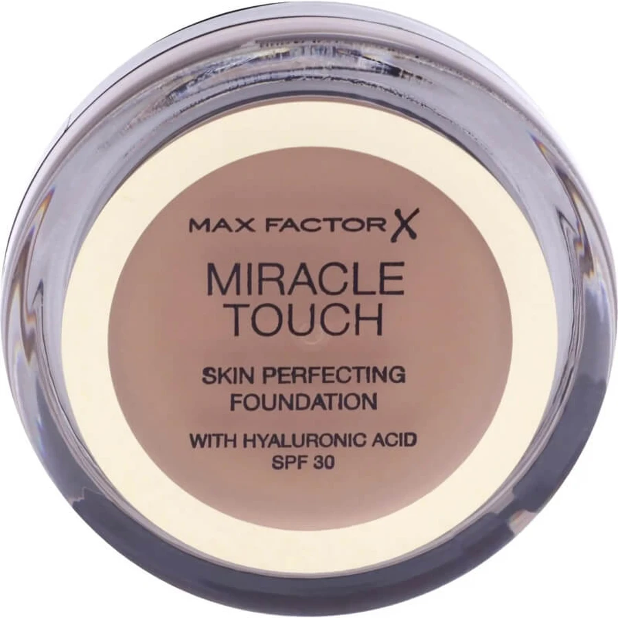 Max Factor Miracle Touch Liquid Illusion - Base de maquillaje de textura sólida a líquida - N.º 85 Caramel