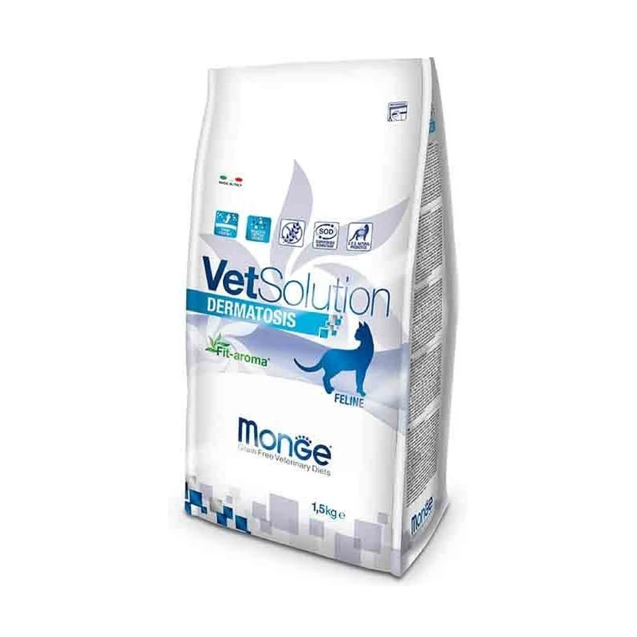Monge Vetsolution Dermatosis - Croquettes pour chat, 1,5 kg