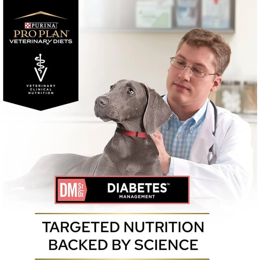 Purina Pro Plan Veterinary Diets DM – Alleinfuttermittel für erwachsene Hunde mit Diabetes mellitus, 3 kg